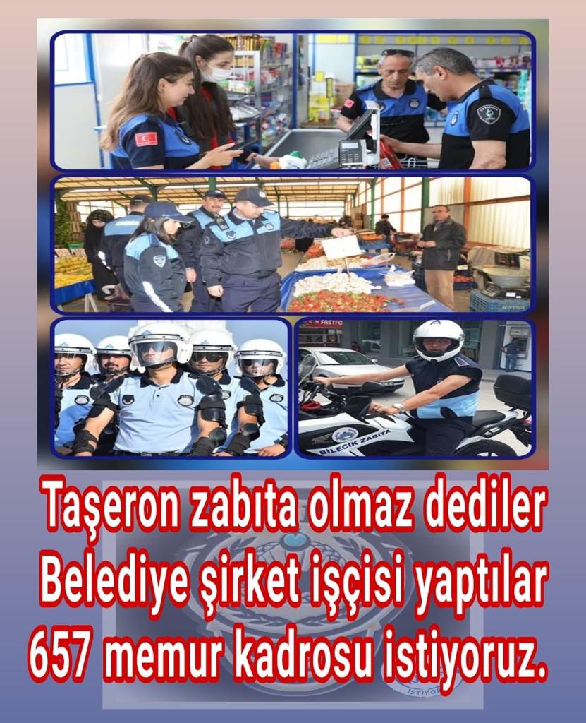 kocaokan183's tweet photo. Kasap manav market çalışanı gibi statümüz var

Ne sözleşmeli personeliz 
Ne memuruz 

Ne oldugumuzu sorsak kimse bilmiyor

Resmi üniformalı çakma zabıtalar kadrosuz

Devletimizin bu konuya ivedilikle çözüm üretmesini talep ediyoruz

@mehmetucum

@vedatbilgn

#KadrosuzZABITA https://t.co/vscXEHxglI