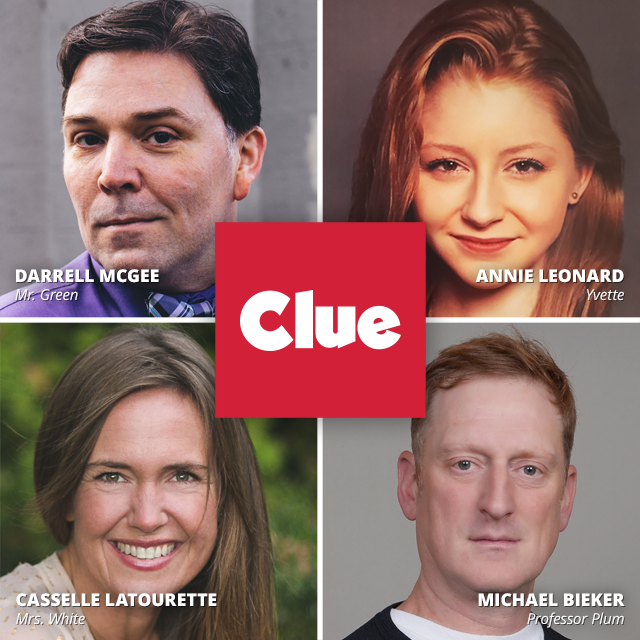 Introducing four of our amazing actors for CLUE. Welcome to the show!

Find out whodunnit in our immersive comedy CLUE. Tickets available at experiencetheatreproject.org

#clueonstage #whodunnit #favoritemystery #murdermystery #comedy #supportlivetheatre #beavertonarts