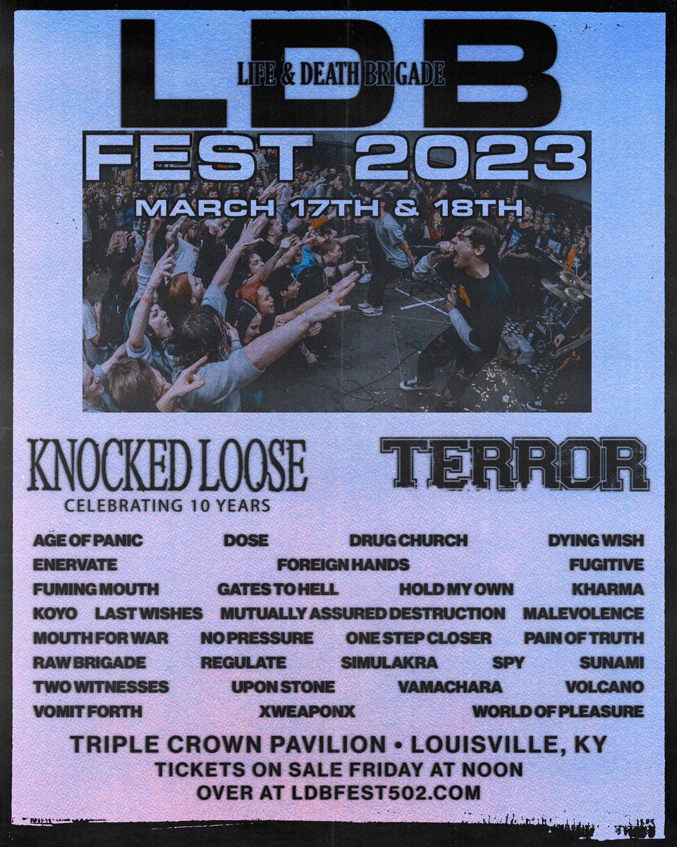 Gates2Hell502's tweet photo. LDB Fest 2023! ☔️☔️☔️ https://t.co/JYfZjf7ZZn