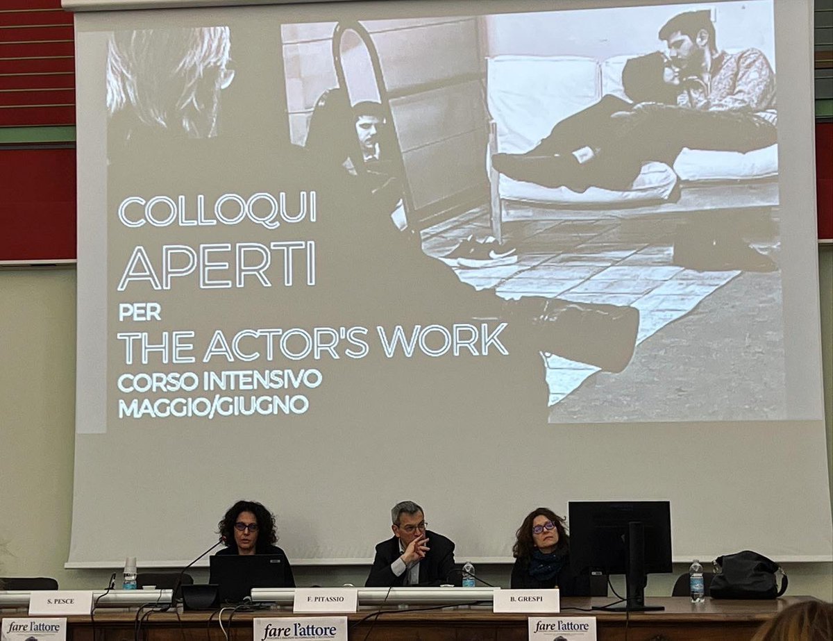 luca_barra's tweet photo. “Fare l’attore”, frammenti #factor #prin2017 https://t.co/BIrhw7AzeY