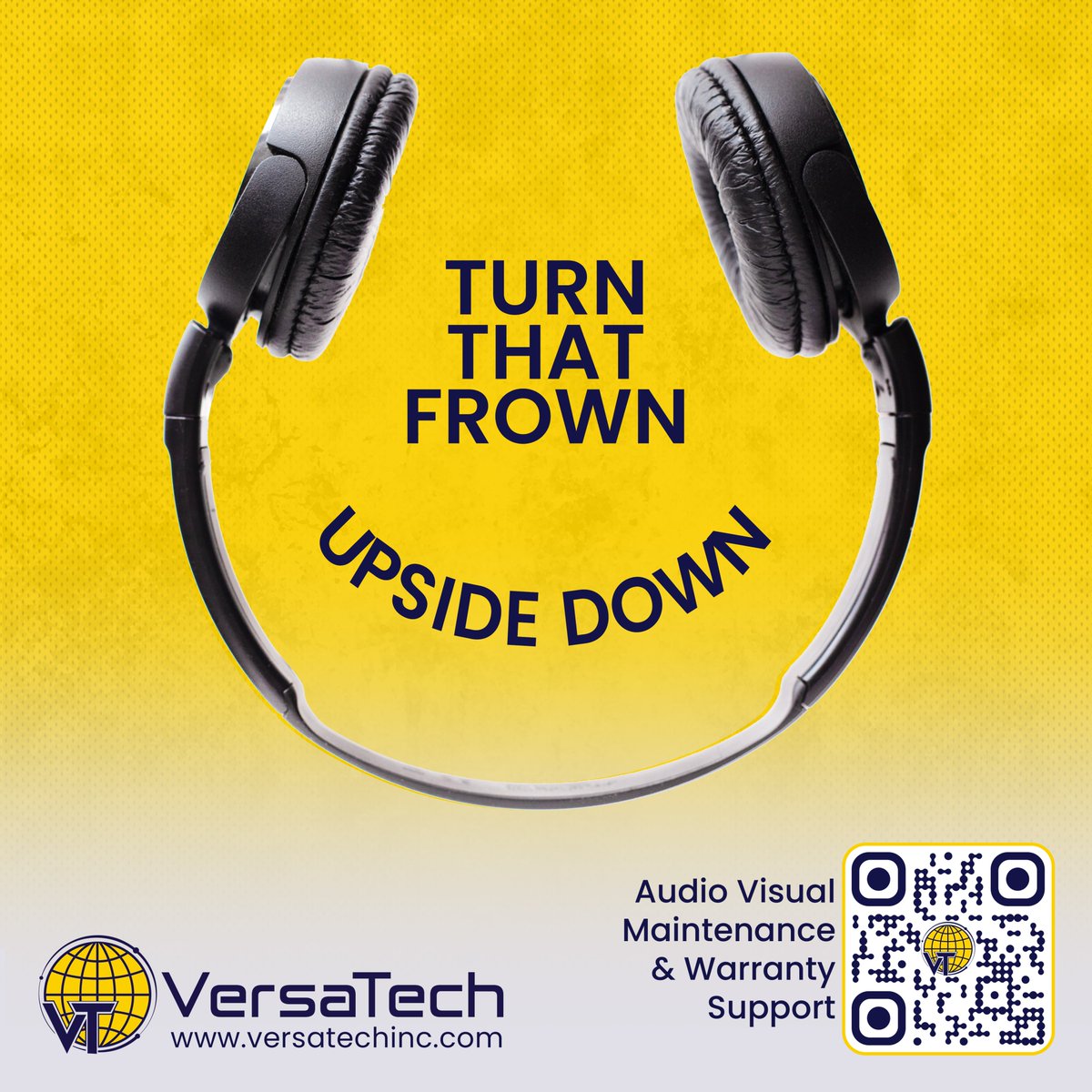 Is your audio visual equipment letting you down😞? We can help😃! 

#VersaTech provides a range of comprehensive #AV Maintenance and Warranty Support services to help you smile again! 

#audiovisual #multimedia #warranty #support #maintenance #conference #meeting #work