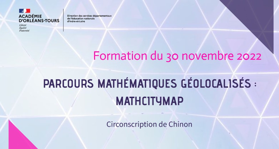 Numerique37's tweet image. Accompagnement des PE des écoles de #Chinon,  projet #Mathcitymap, utilisation du matériel numérique #SNEE :
✅développer l'œil mathématique
✅améliorer la résolution de problèmes
✅apprendre en mouvement
✅découvrir le patrimoine
#ERUN @mathcitymap 
@dsden37 @IENASH37 @Drane_ot