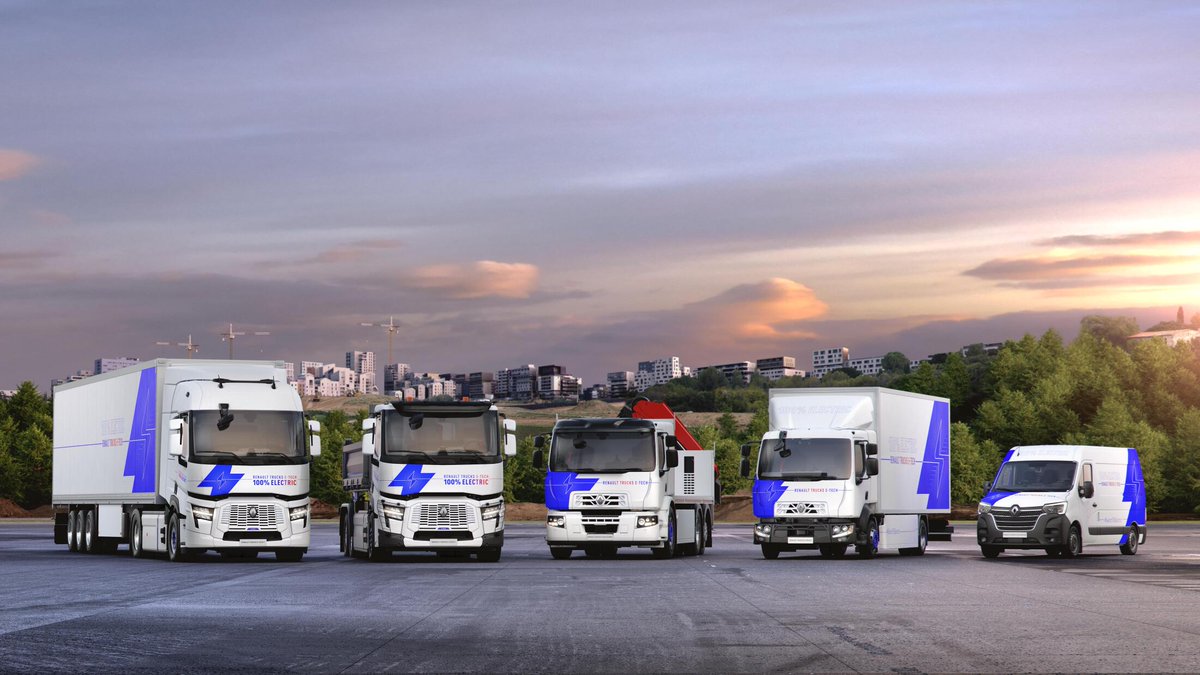 RenaultTrucksBe's tweet photo. Heb je het al gelezen? Al onze vrachtwagens zullen beschikbaar zijn in elektrische versie. We zijn al van plan om de T en C in 2023 te produceren! 🤩

#TheFuturIsHere #SwitchToElectric #RenaultTrucks https://t.co/QoX9LmkbJo