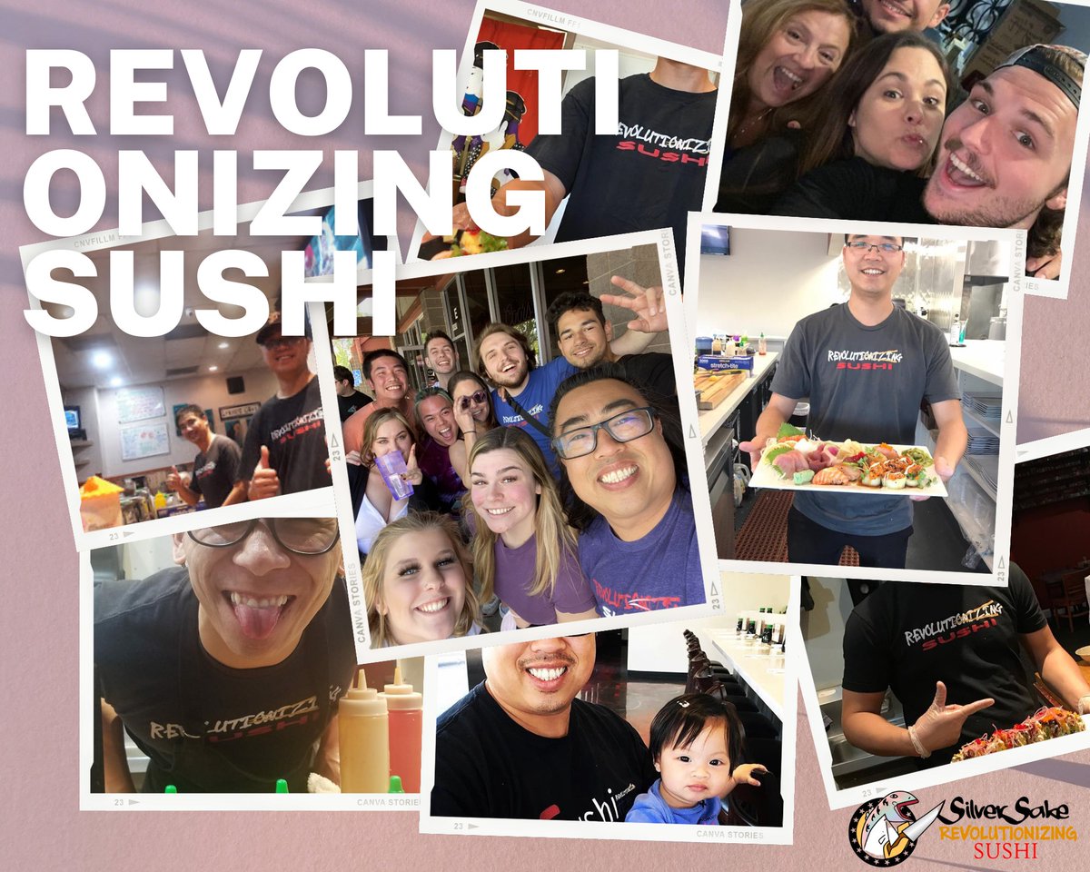 SushiSilverSake's tweet photo. We don't know where we would be without our staff. Thank you for always working so hard to provide the best experience possible for our customers. We APPRECIATE YOU!!!

#Carmichael #Sushi #Restaurant #Sashimi #Foodie #GoodEats #Lunch #Dinner #SilverSakeSushi #TakeOut #DineIn https://t.co/ijaMdXqEll