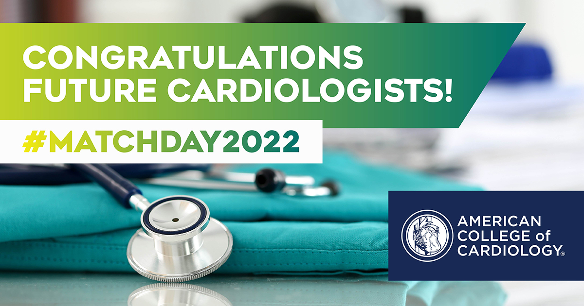 ACCinTouch's tweet photo. Today is Cardiology Fellowship Match Day! ❤️
Congratulations to all of the new Cardiology Fellows! The future of #cardiology is bright. 💡
#Match2022 #CardioTwitter #ACCFIT #MatchDay2022 https://t.co/OwDX9i98tl