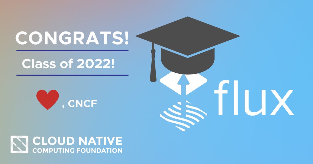CNCF (@cloudnativefdn) on Twitter photo Congratulations to our new graduated project, <a href="/fluxcd/">Flux Project</a>!! ๐ ๐ cncf.io/announcements/โฆ Congratulations to our new graduated project, <a href="/fluxcd/">Flux Project</a>!! ๐ ๐ cncf.io/announcements/โฆ