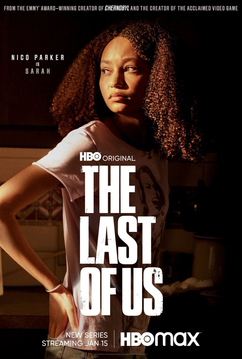 Hbo The Last of Us Nico Parker is Sarah poster T-shirt