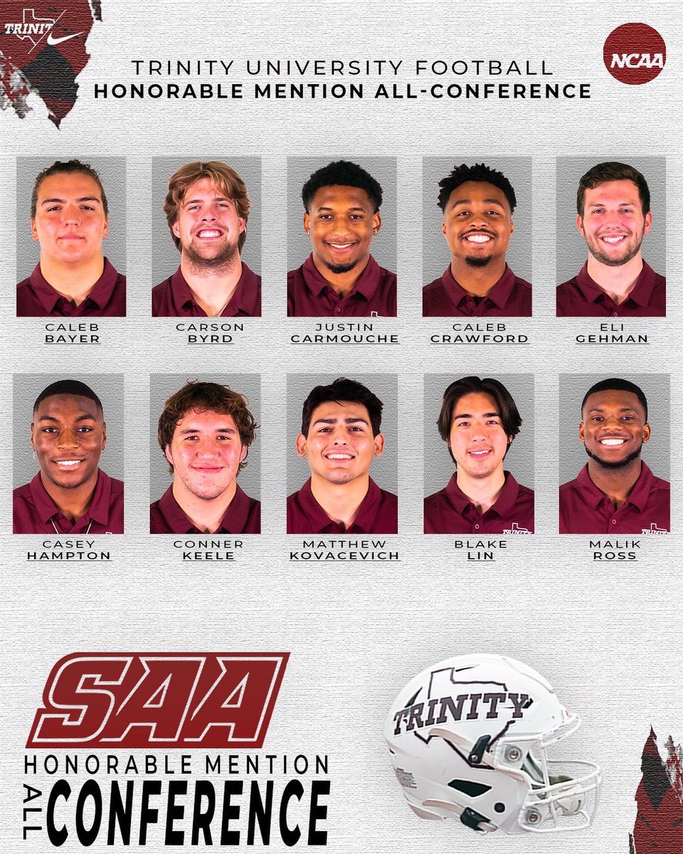 Trinity University Football tweet media