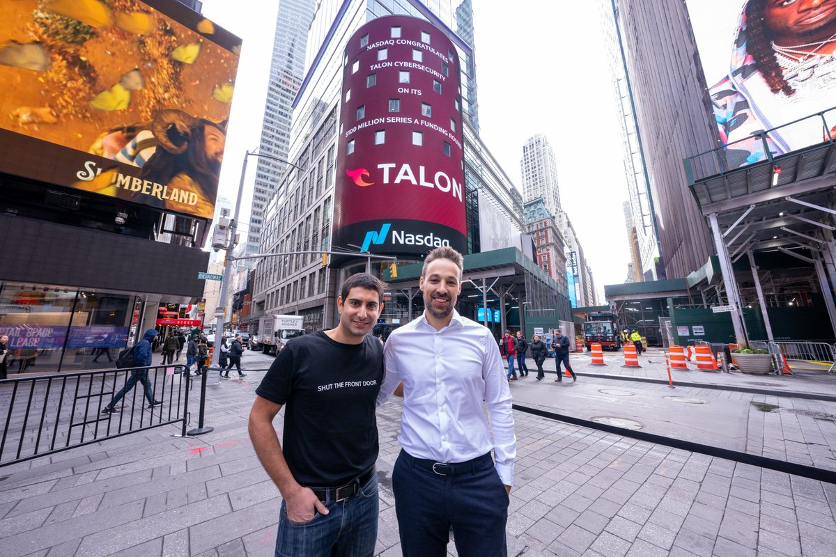 Huge thank you to <a href="/Nasdaq/">Nasdaq</a> for congratulating us on our Series A, and hosting the team when we were out in NYC! ❤ 🖤
#cybersecurity #CISO #startup #Nasdaq
