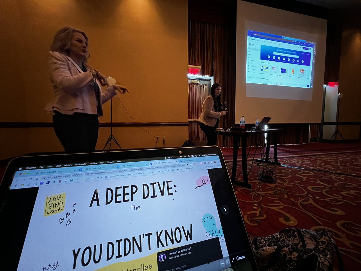 Great session at TETC! Thank you so much for a Canva Deep Dive #Jenallee