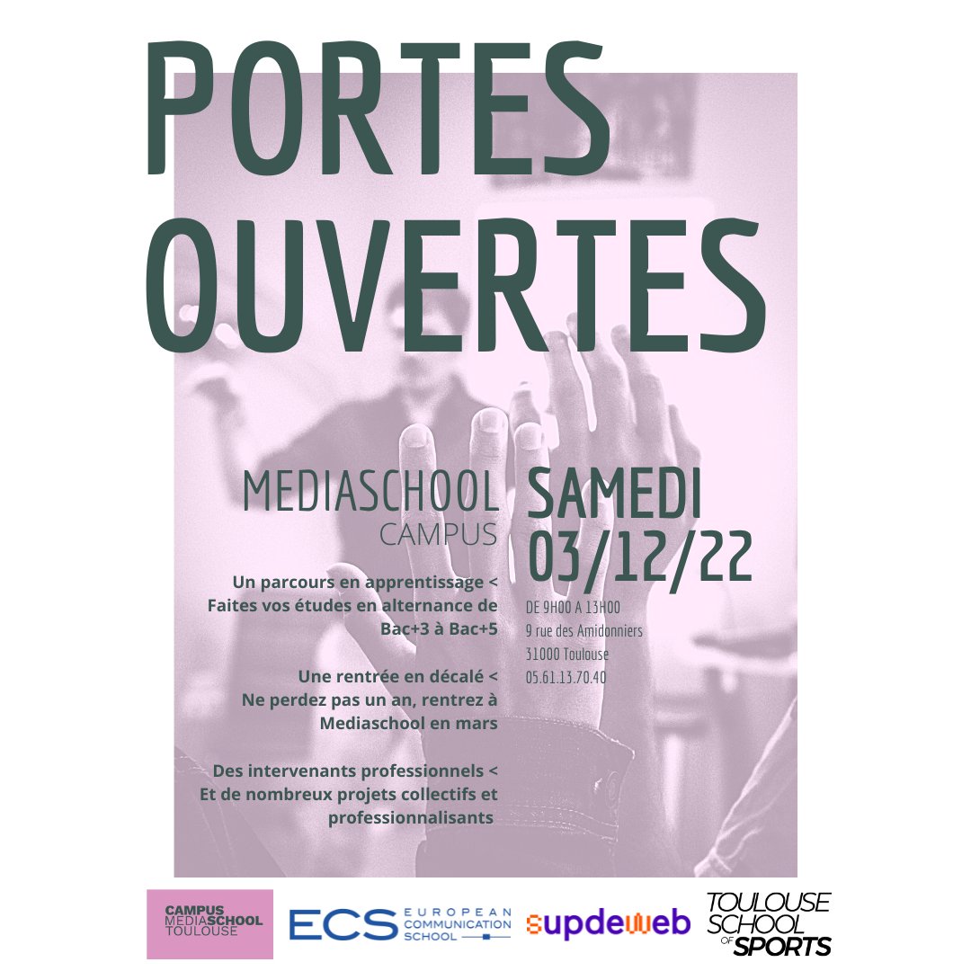 MediaSchool Toulouse tweet media