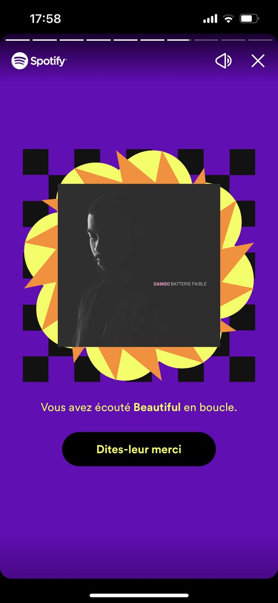 luhlmt's tweet photo. je rentabilise spotify à fond #SpotifyWrapped #damso https://t.co/a8tYUmmyRu