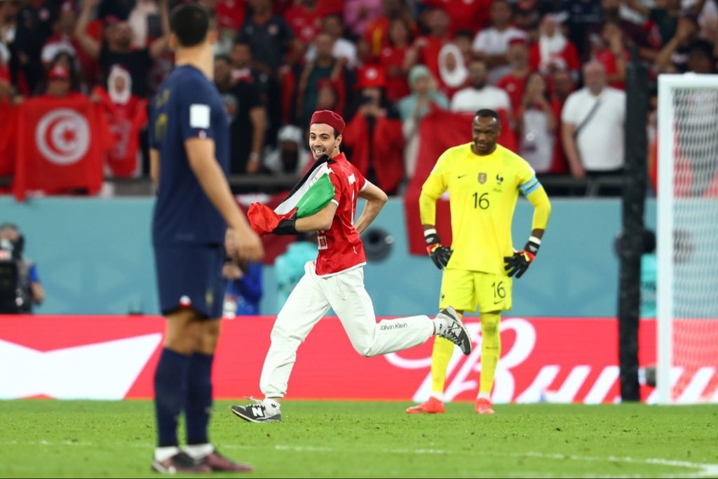 hoy hubo otro expontaneo en un partido del mundial