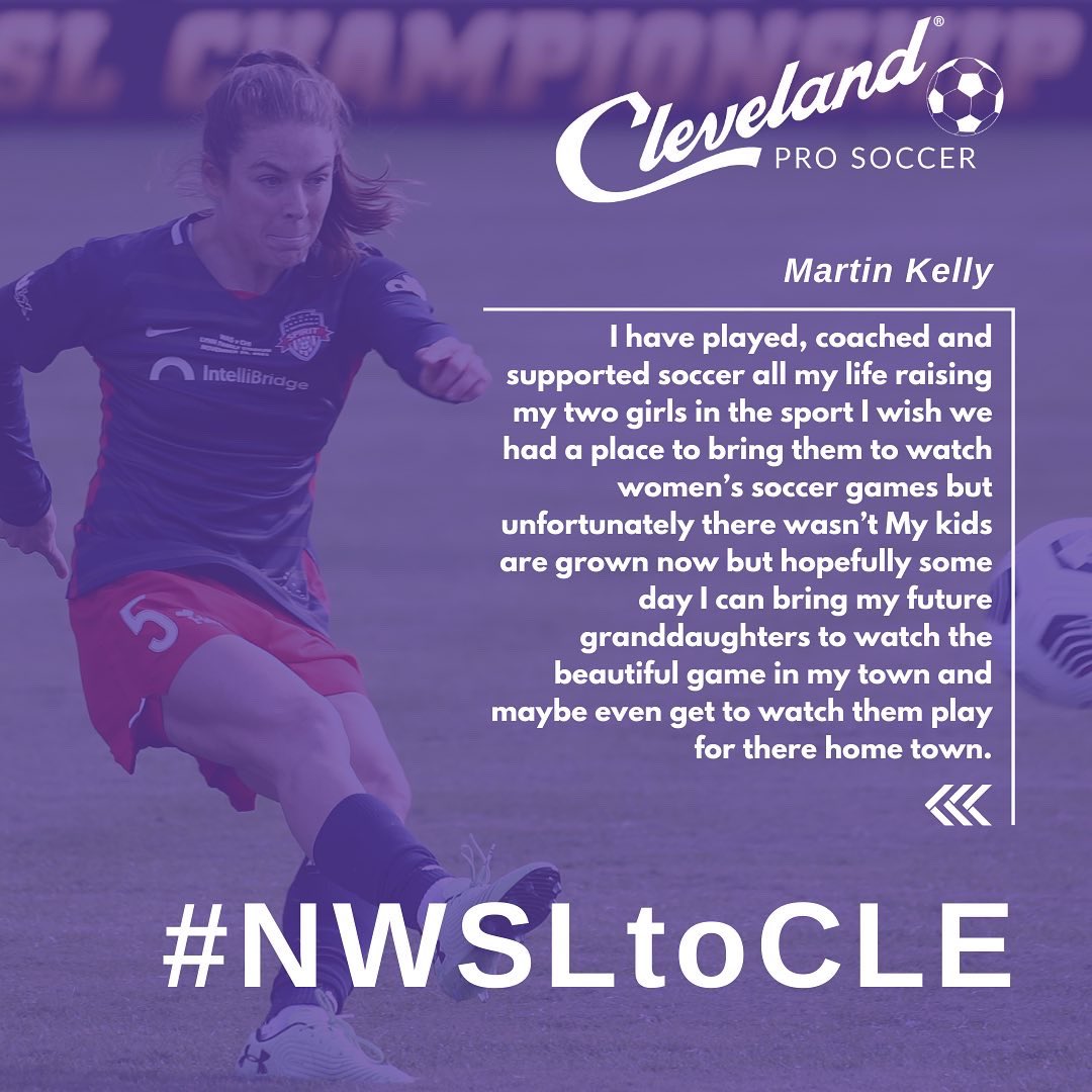 What would an #NWSL team in #TheLand mean to you? There’s still time to enter this #giveaway and help us bring #NWSLtoCLE!