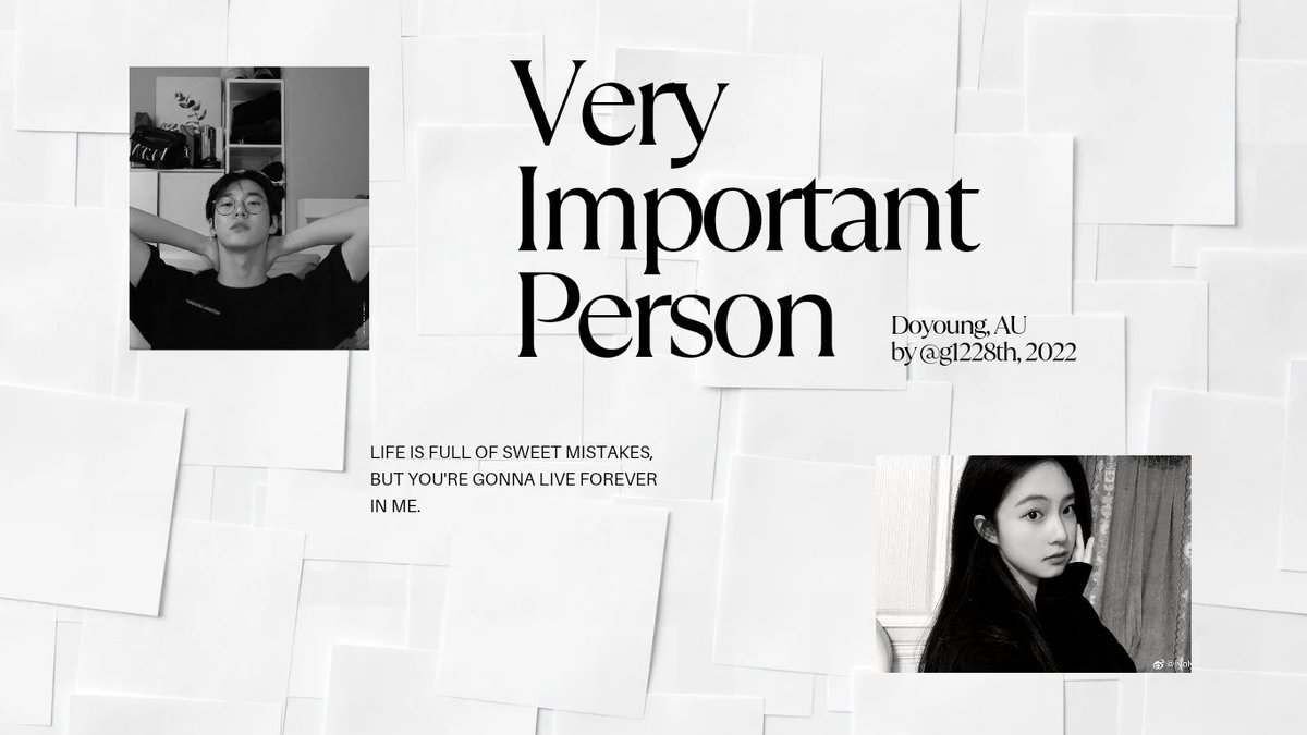 G on Twitter "Very Important Person —Doyoung, AU"