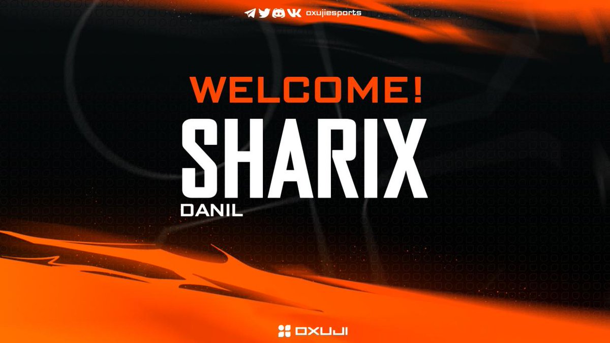 OxujiEsports's tweet photo. Friends, we are glad to introduce you to our newest member of the Oxuji Esports family!

Welcome Danil "Sharix" Akulinkin!

Danil will be our second streamer on Twitch, who will focus on the Russian-speaking audience, and will also take the part of content creator on YouTube. https://t.co/rV4qtEc0JK