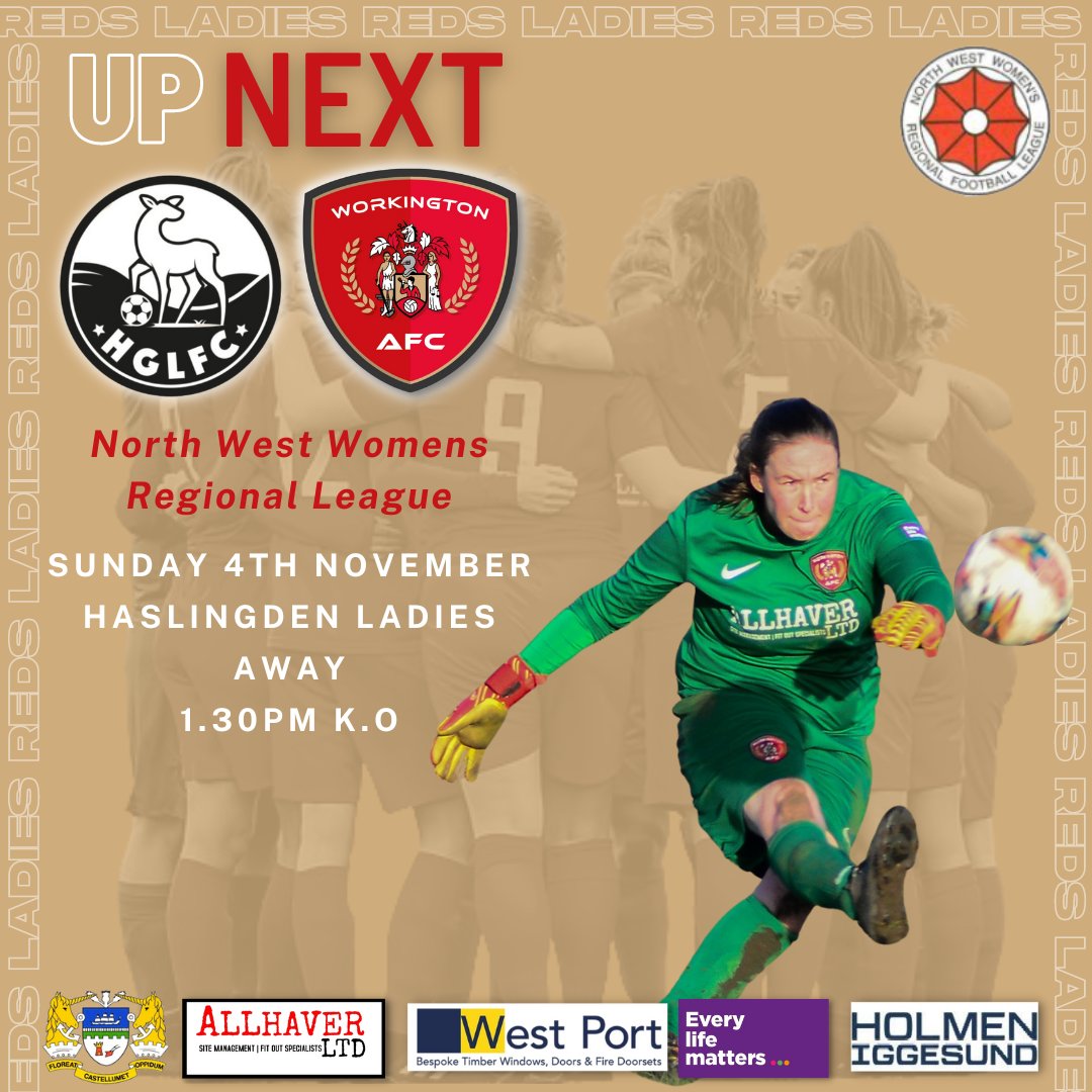 TownWomenFC's tweet photo. 𝗨𝗣 𝗡𝗘𝗫𝗧 ⬇️

🚌 away days
📆 Sunday 4th December 
🆚️ @haslingden_c 
🕐 1:30 KO
🏟 OL13 0TG
🏆 North West Women's Regional League
✅️ Looking to build on last week

🔴 #COYR https://t.co/uVDqtAfnK7
