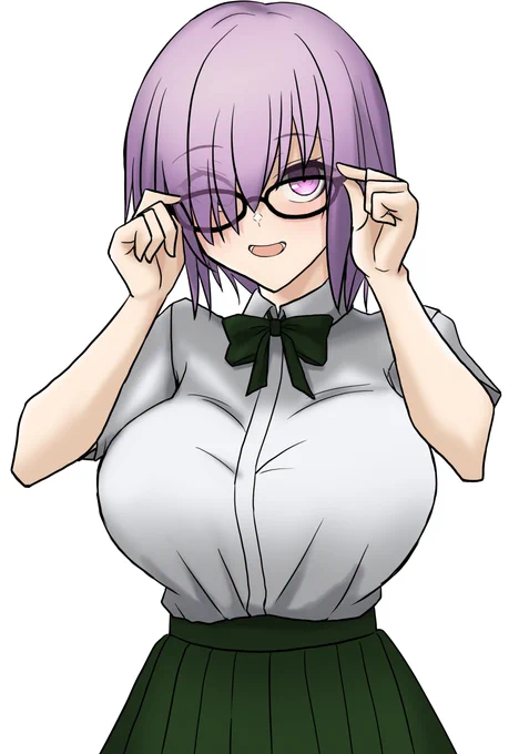 制服マシュ 