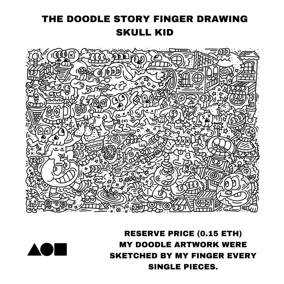 The Doodle Story Finger Drawing Skull Kid. (Foundation)
Reserve Price (0.15 ETH)
My Doodle Artwork Were Sketched By My Finger Every Single Pieces.

foundation.app/@Batchin/tddfg…

#Doodle #NFTCollector #NFTCommunity #Foundation