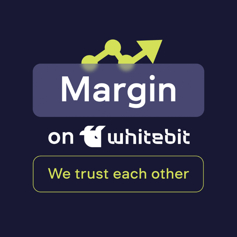 WhiteBit's tweet photo. Get acquainted with the most profitable strategy, margin trading.

Raise your funds by x20!