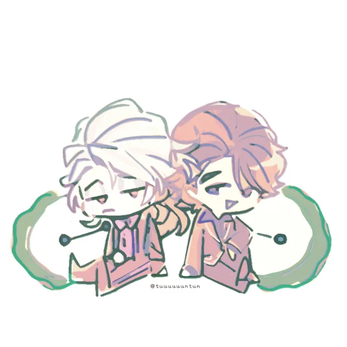 お題箱から【髪を下ろした】いくつか描いてみました!お題ありがとうございましたー 