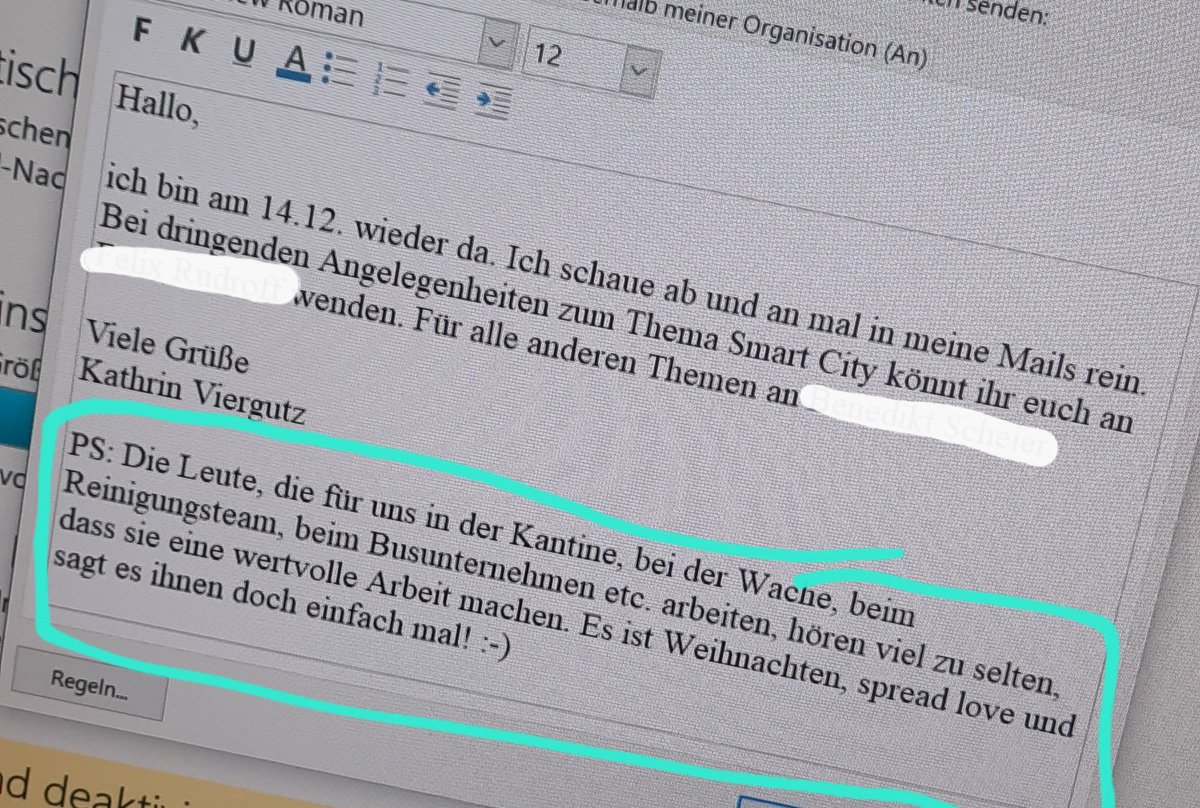 Einfach mal ein paar good vibes in die Outlook-Abwesenheitsnotiz packen