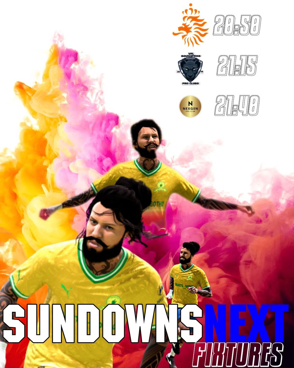 Tonight's league games
<a href="/KnockKnockMF/">Knock Knock FC</a> 
@VFLSouthpros 
#Nexgen

🗓 30 November 2022
#FIFA23 
<a href="/proclubsafrica/">Pro Clubs Africa</a>