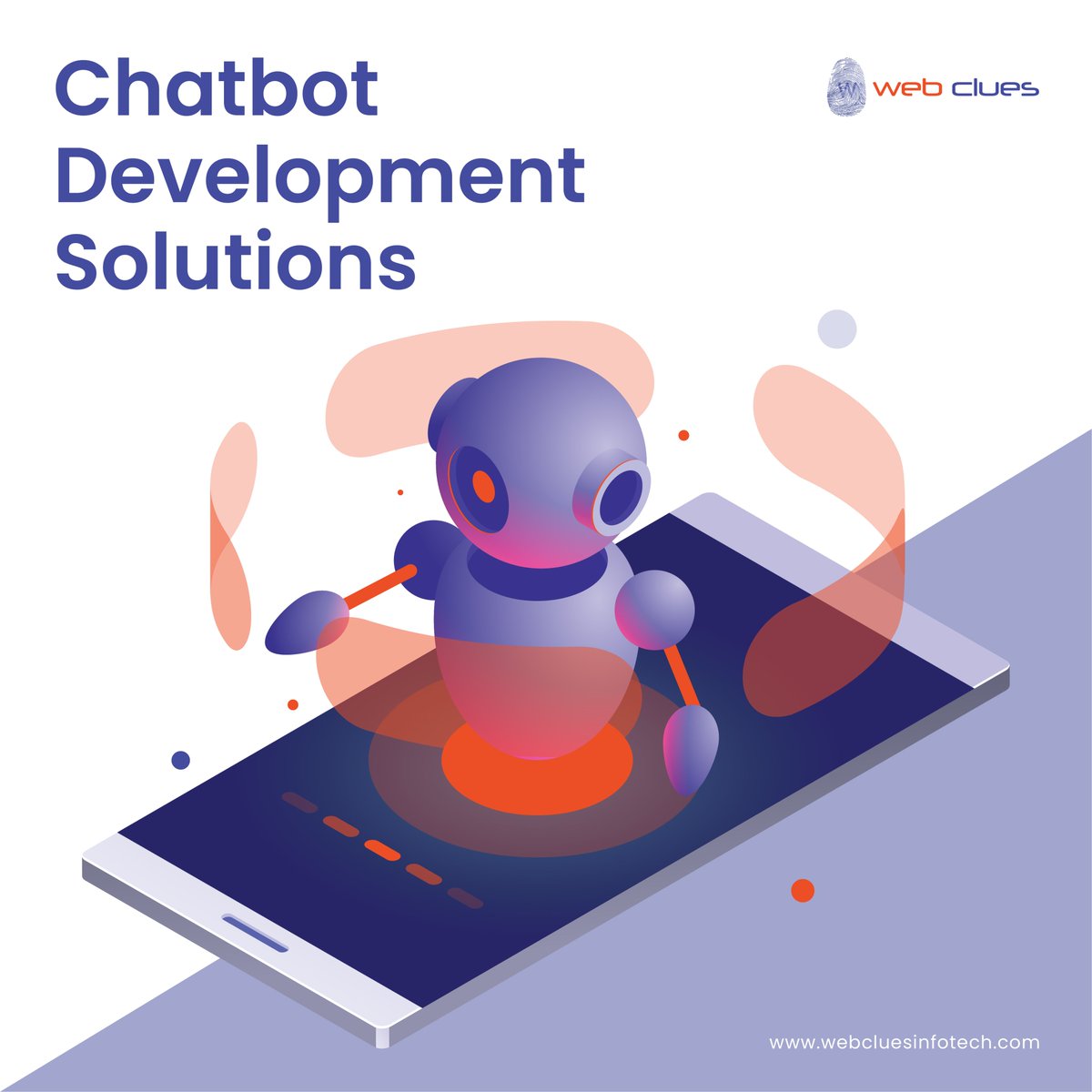 WebCluesInfo's tweet image. Our #chatbotdevelopers are experts in developing a chatbot solution that is tailored to your specific needs, ensuring that your customers always get the best service possible. 
Visit: webcluesinfotech.com/chatbots-devel…