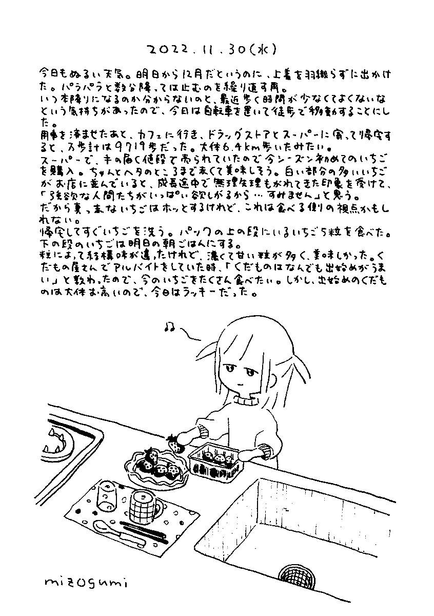 11/30の絵日記 