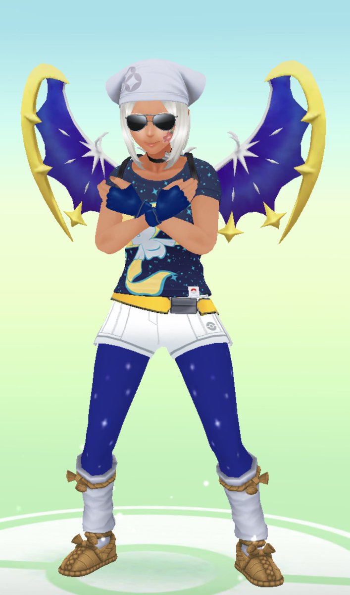 Lady_Vengeance6's tweet photo. #PokemonGO I love when an outfit comes together. I just canโt decide on a pose but I found a use for the shirt! ๐ #AvatarOnPoint #PokeFashion #MadeUpHashtags https://t.co/GuVhUSzf5e