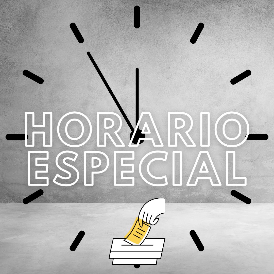 ampariberatajo's tweet photo. 📢Mañana jueves 1 de diciembre se celebran elecciones sindicales a representantes de profesorado. Por este motivo, hay un horario especial tanto en el turno de mañana como en el de tarde.

🟡TURNO DE MAÑANA. Las Clases finalizarán a las 13.35h. https://t.co/HAMemhxlLs