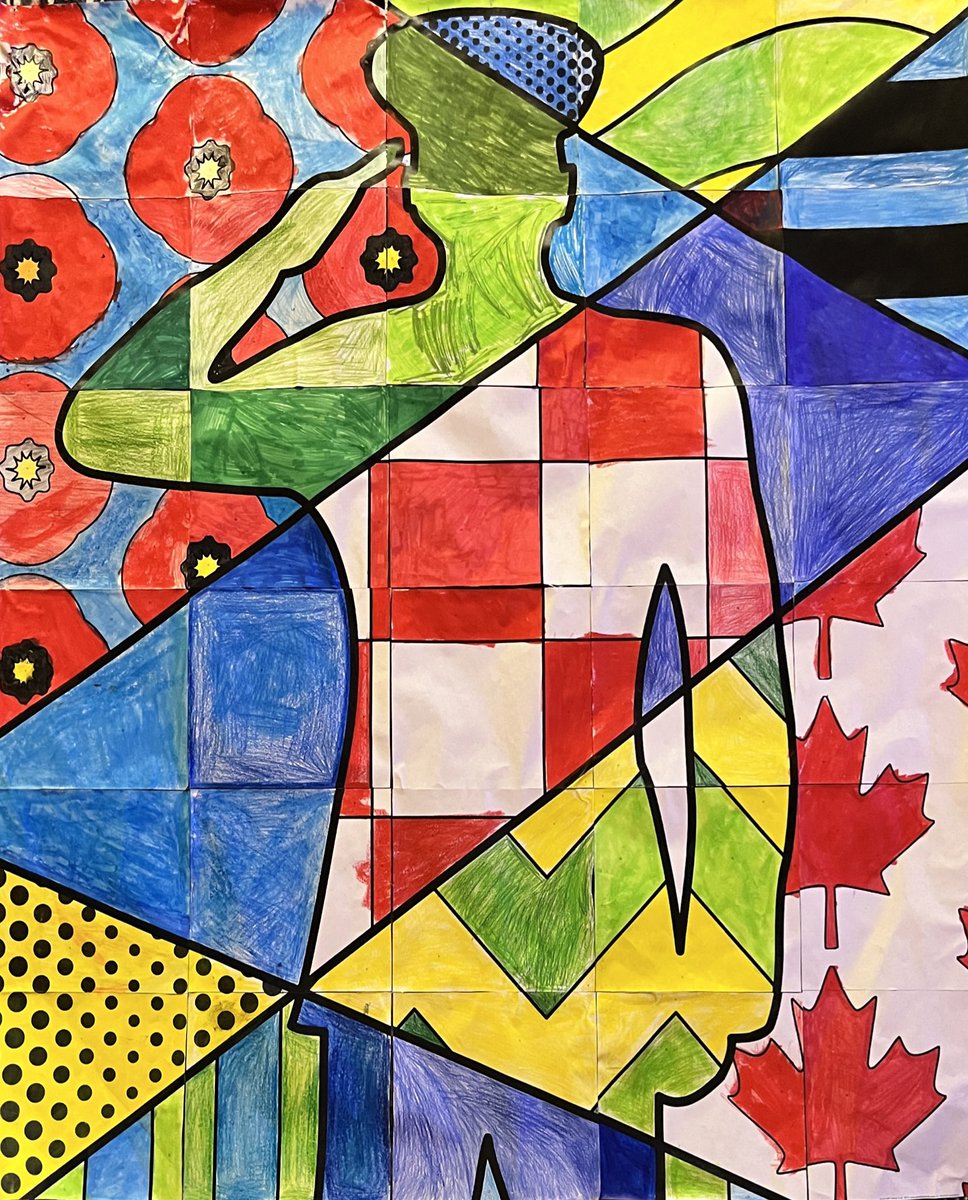 ms_cherasmith's tweet photo. Remembrance Day we made a quilt and presented our research on John McCrae to the school during the ceremony. Thank you to everyone who joined in remembrance with us. @ssrsbpes https://t.co/IWmRl9a3IT