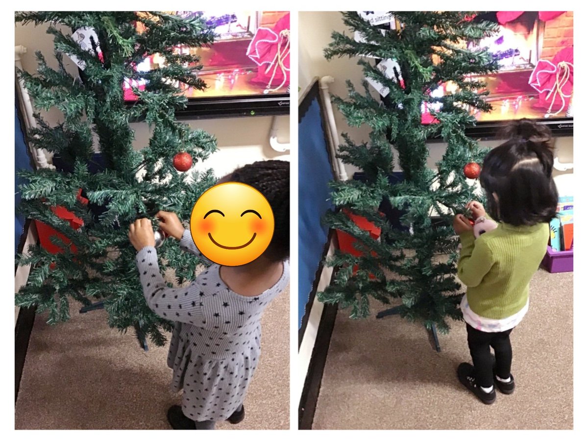 SalisburySPS's tweet photo. Nursery got in the Christmas spirit today. 🎅 The children  had fun decorating our tree and classroom. 😊 They did an amazing job! ⭐

#eyfs #nursery #christmas #salisburystars https://t.co/aovhcVFGYn