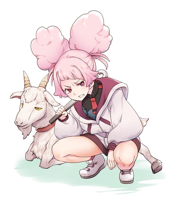 「goat holding」 illustration images(Latest)