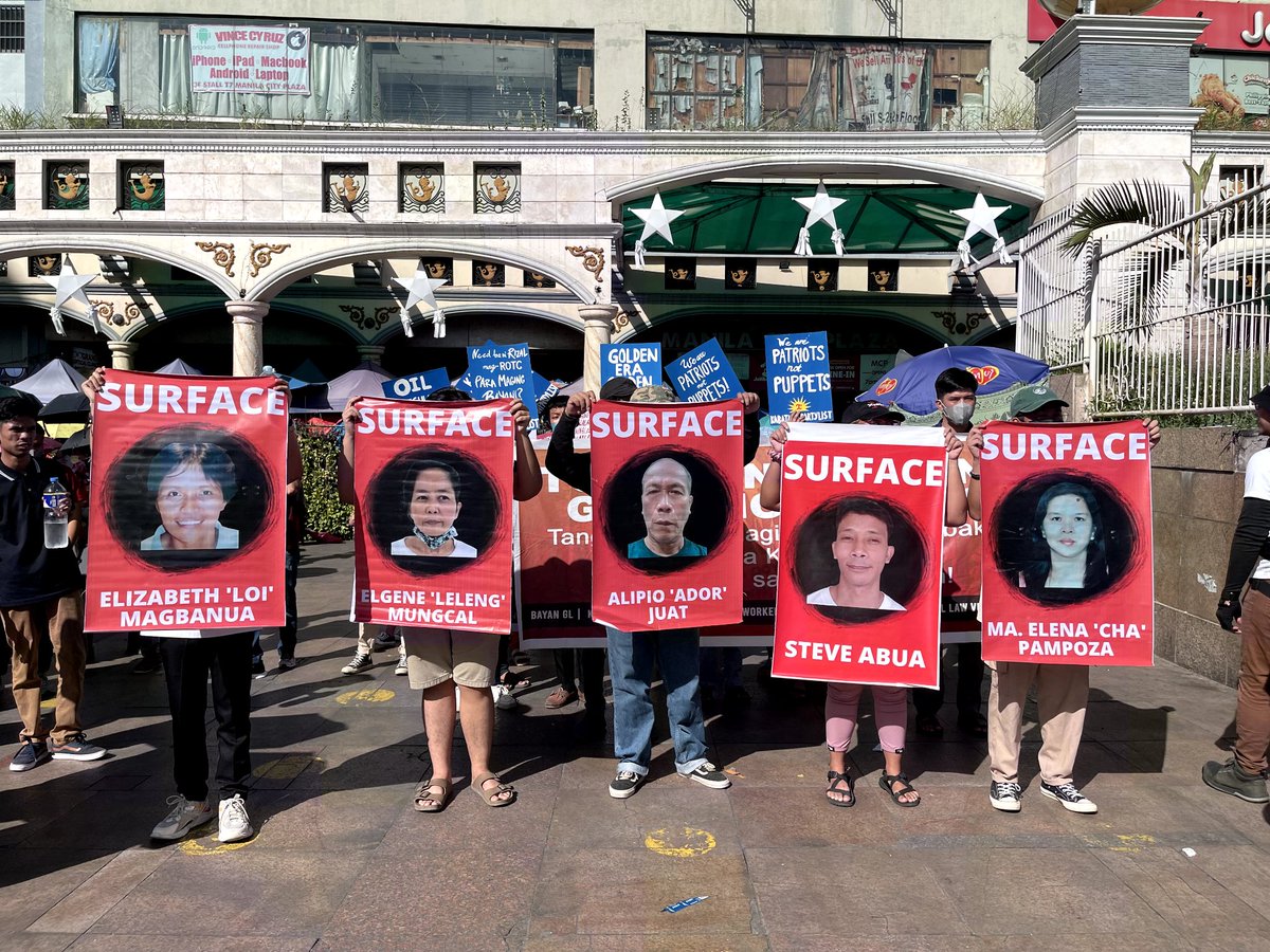 anakbayan_ne's tweet photo. TINGNAN: Nagtungo sa Plaza Miranda ang Anakbayan Nueva Ecija kasama ang iba't ibang progresibong grupo bilang paggunita sa araw ni Bonifacio at ng Masang Anakpawis bitbit ang panawagang "SAHOD ITAAS, PRESYO IBABA!" 

#Anakbayan24 
#SahodItaasPresyoIbaba
#Bonifacio159 https://t.co/ZLG7opK92x