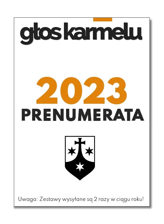 WKB_krakow's tweet photo. Prenumerata obejmuje 2 wydania Głosu Karmelu na rok 2023: wiosenne i jesienne.

Bezpłatna wysyłka uruchomi się automatycznie przy składaniu zamówienia. Jeżeli w koszyku są również inne produkty, wszystko zostanie wysłane w jednej paczce za darmo.

https://t.co/lCre2eScBt https://t.co/a6L9jCiIrs