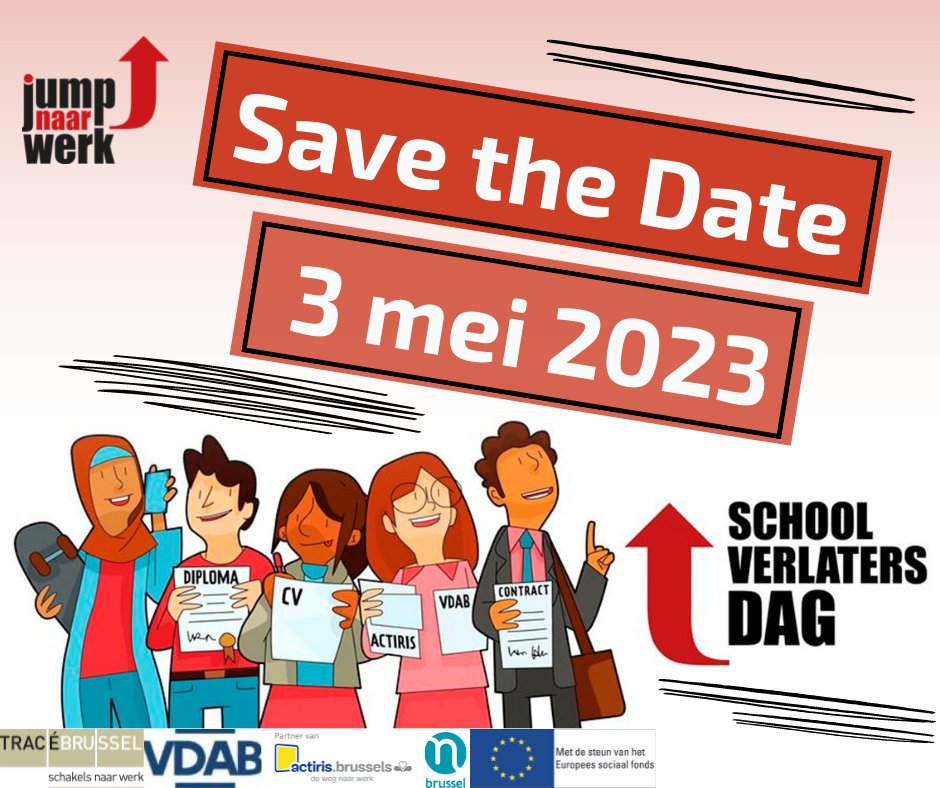 Reserveer alvast woensdag 3 mei 2023. Dan organiseert #jumpnaarwerk de #schoolverlatersdag. Ben je een #leerkracht op een school in #Brussel en wil je alvast meer informatie? Stuur een bericht naar info@jumpnaarwerk.brussels Voor een sfeerimpressie 👉 youtube.com/watch?v=LnoJvu…...