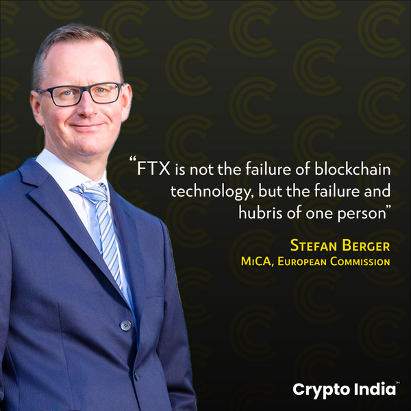 CryptooIndia's tweet photo. 1/ From the EU Parliament hearing on #FTX Collapse -

“FTX is not the failure of blockchain technology, but the failure and hubris of one person” - Stefan Berger, MiCA, European Commission https://t.co/DpW6ZT8vDX