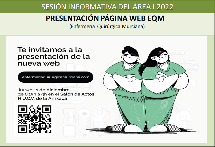 AreaUnoArrixaca's tweet photo. 🗣️Nueva Web de enfermería. Jueves 1 de diciembre 8,15h dirigida a toda la enfermería quirúrgica de la Región. 
🫱🏽Vienen novedades que interesan a todas las Áreas para la nutrición mutua y avance común.
https://t.co/uwd2y8lclV

#Area1Arrixaca https://t.co/oYDwkg4Voa
