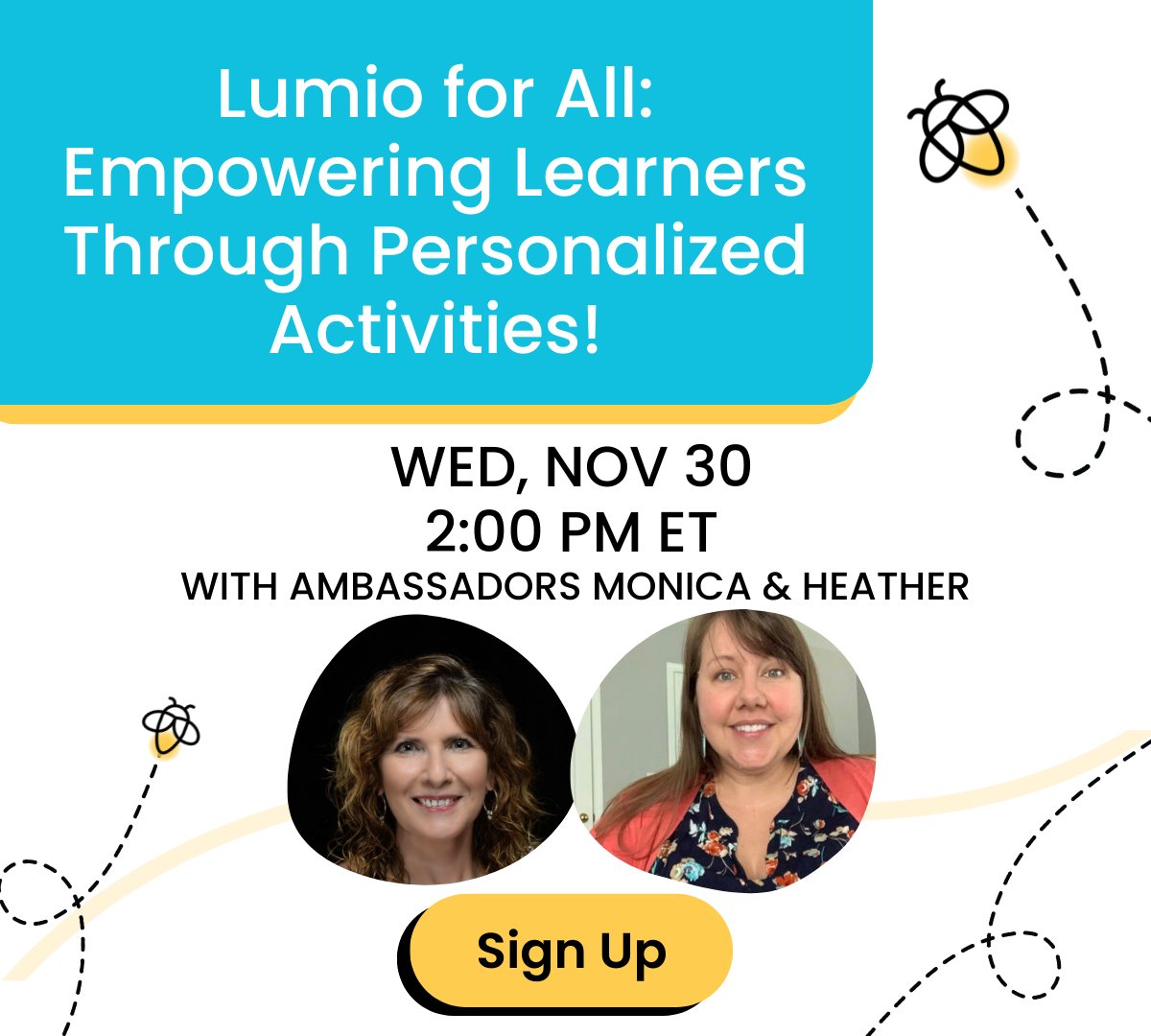 LumioSocial's tweet photo. 📆 Join us for this exciting webinar TODAY at 2pm EST

In this session @Teach_Serve &amp; @MsCharest will share how they help you to personalize Lumio activities for all learners using examples that can be implemented today!

➡️ Sign up now: https://t.co/sxQF3UR0AW https://t.co/jhEtcGabeh