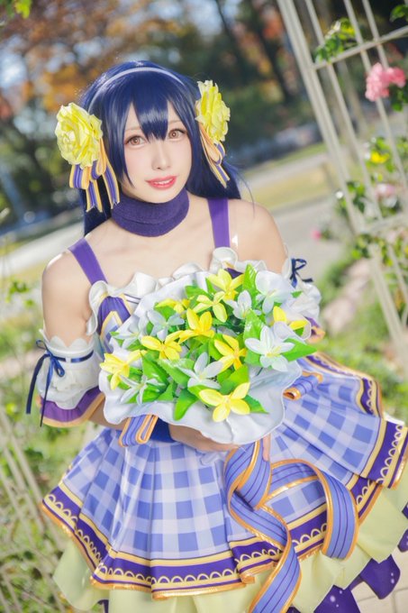 園田海未 フラワーブーケ編 コスプレ ラブライブ コス フラワー