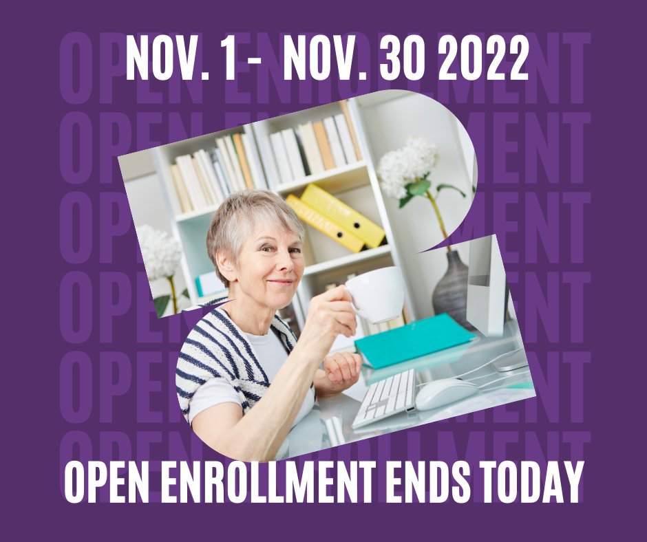 Today's the last day to sign up for retiree health insurance during Open Enrollment. 
ow.ly/YI2I50LjeIE
#ASRS #AzASRSOpenEnrollment2023