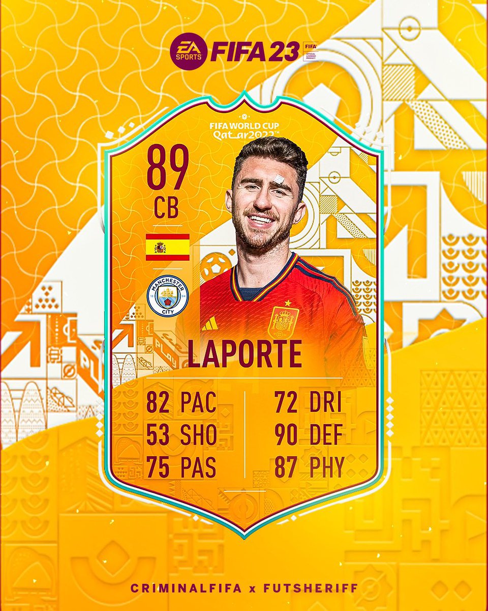 hirokichaisaw's tweet photo. Asensio et Laporte ont été ajouté pour devenir World Cup Stories 🔥

(Ce sont pas les stats officiel) 

#FIFA23 #FUT https://t.co/TOFkGXnghK