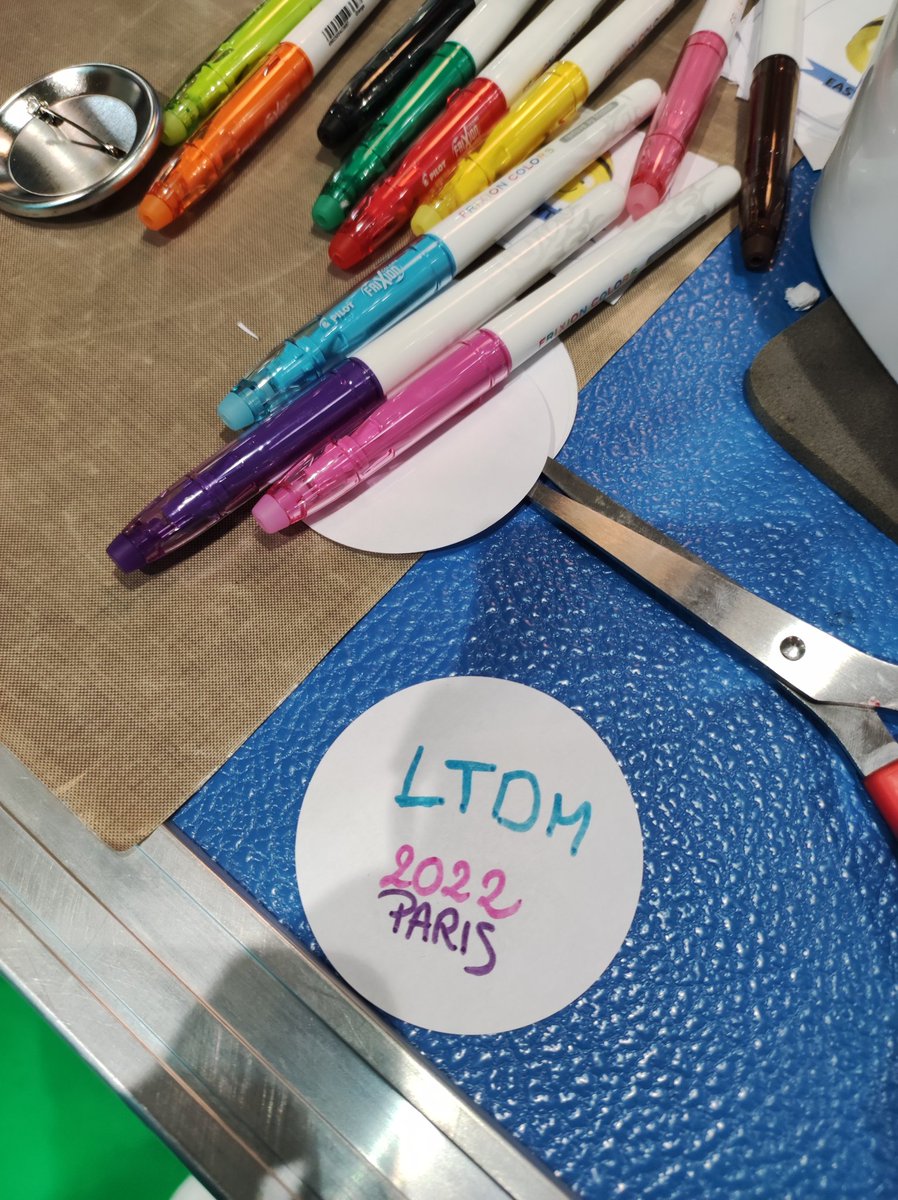 TrousseMaitress's tweet photo. Merci à @Easytis d'avoir permis la réalisation du badge #LTDM. Très simple à utiliser avec des enfants. https://t.co/bwM0ZvslN5