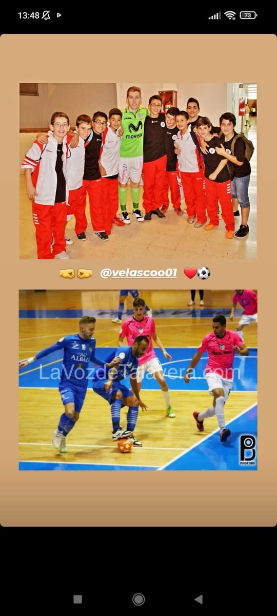 Un orgullo que desde nuestro comienzo hasta ahora, nuestros chicos hayan evolucionado al maximo nivel, aqui con <a href="/Bateriafutsal/">Bateria</a> en su primer año de club y ahora compitiendo contra el con <a href="/ivanvelas01/">ivan velasco crespo</a> en <a href="/FS_Talavera/">Fútbol Sala Talavera</a>
Grandes!!!!
<a href="/Guada_Deporte/">Deportes Guadarrama</a> <a href="/GuadarramaNews/">Guadarrama Noticias</a>