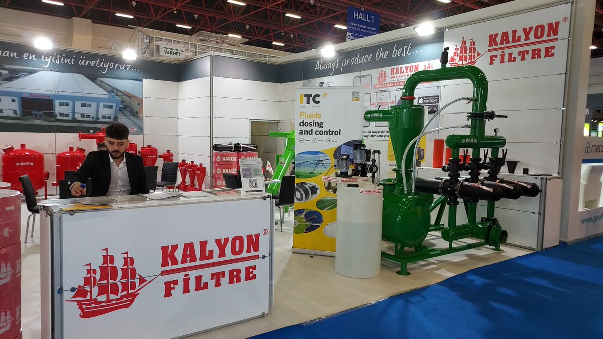 Last week <a href="/ITCDosingPumps/">ITC Dosing Pumps</a> attended @GrowtechEurasia with their partners Kaylon Filtre

#Fertigation #agriculture #DosingTogether #DosingPumps