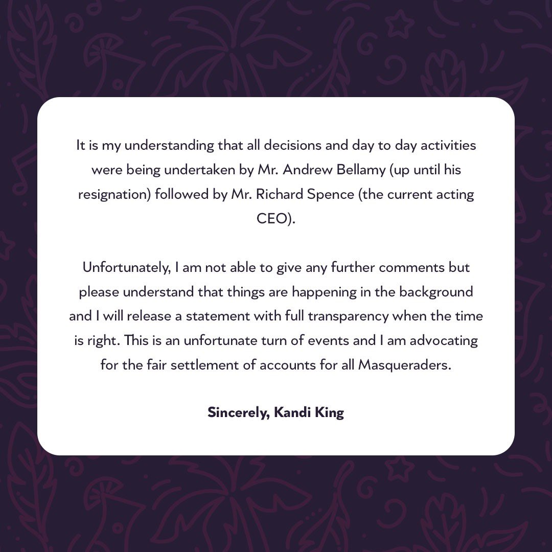 A statement re: Xaymaca International