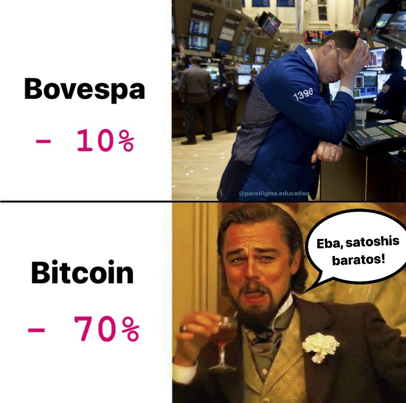 ParadigmaEdu's tweet photo. O bitcoiner é diferente, não tem jeito 😅

#Bitcoin https://t.co/GraS2tRrqk