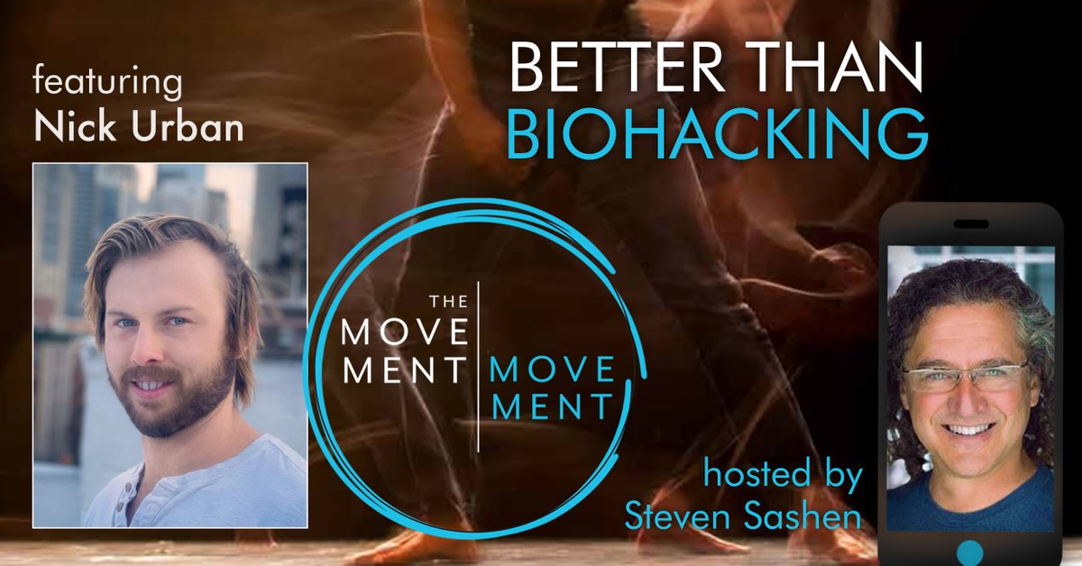 MktDominationUS's tweet photo. Today on #TheMOVEMENTMovement with Steven Sashen: Nick Urban discusses how biohacking isn’t the best way to optimize your health.
 
Listen NOW: https://t.co/26nnNvDY4N
#jointhemovementmovement #XeroShoes @XeroShoes @nicholasurban_ https://t.co/DBHlbgZKax