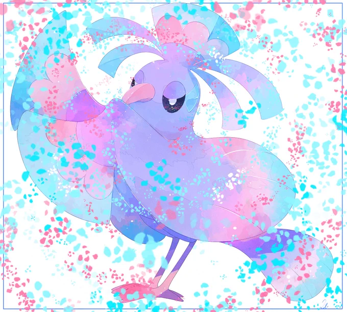図鑑No.741 オドリドリ まいまいスタイル #LKのポケモンずかん 